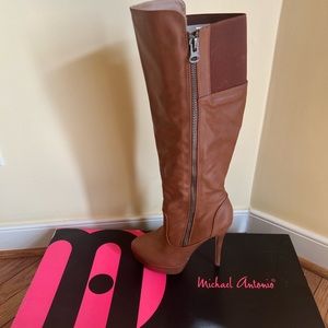 Beautiful knee high Michael Antonio boots